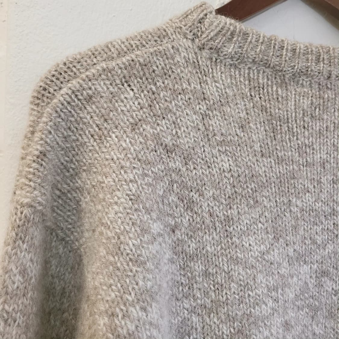 Seahole 뉴울 오트밀 스웨터 L 상품이미지7