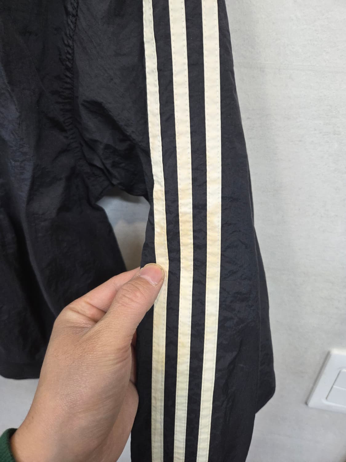 아디다스 올드스쿨 빈티지 빅로고 웜업 자켓 m 상품이미지6