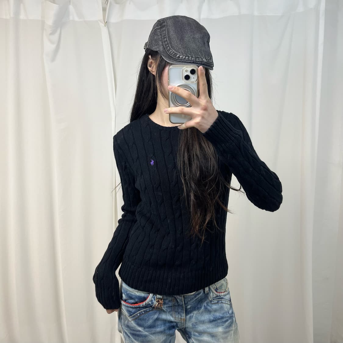 Polo Black Knit 상품이미지1