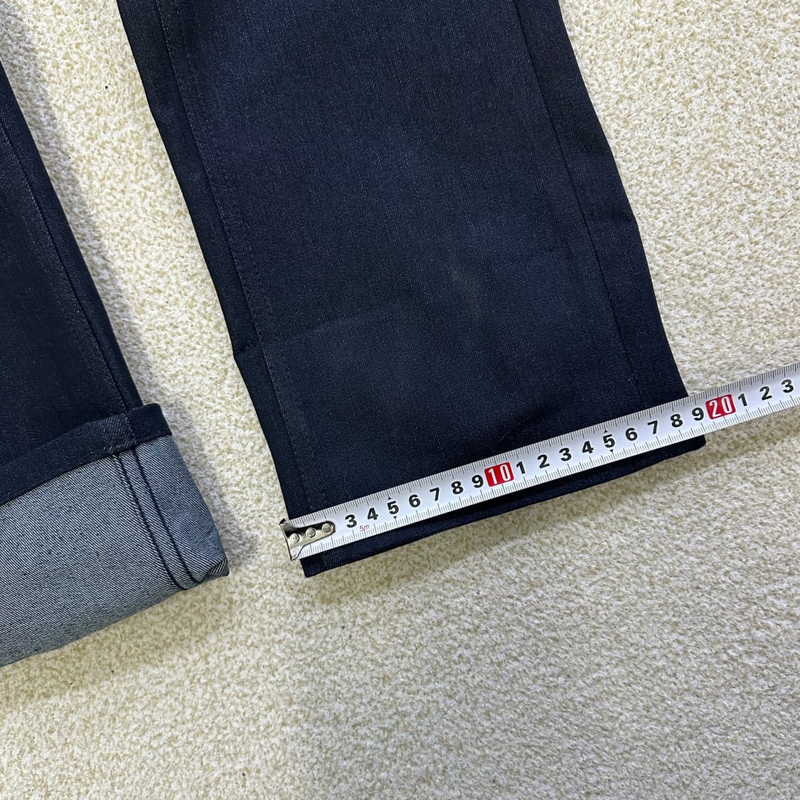 실측확인 플랙 청바지 진청바지 0317D 상품이미지7