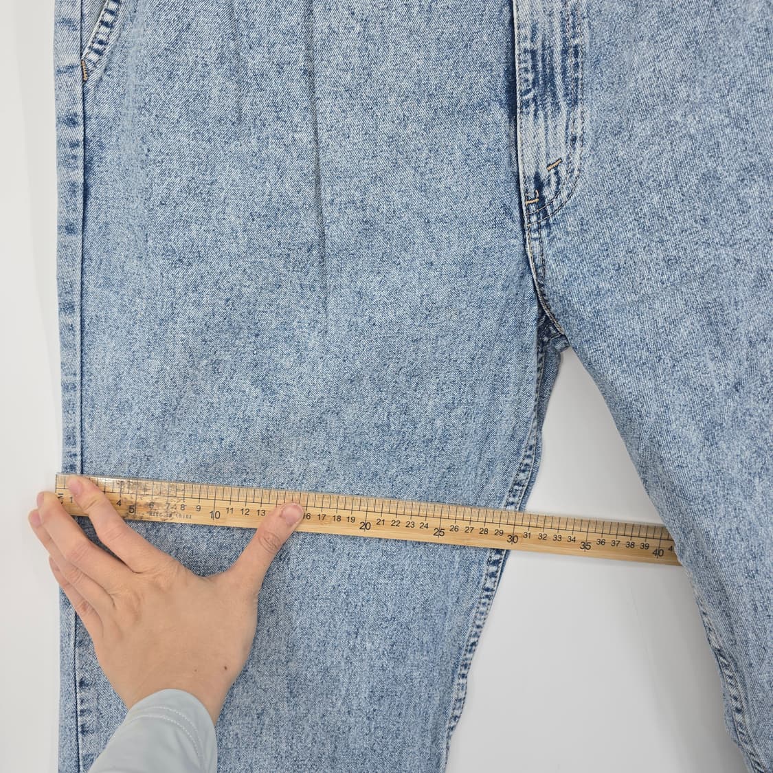 BRITANIA 빈티지 스톤워싱 남성 데님 바지 34 상품이미지3