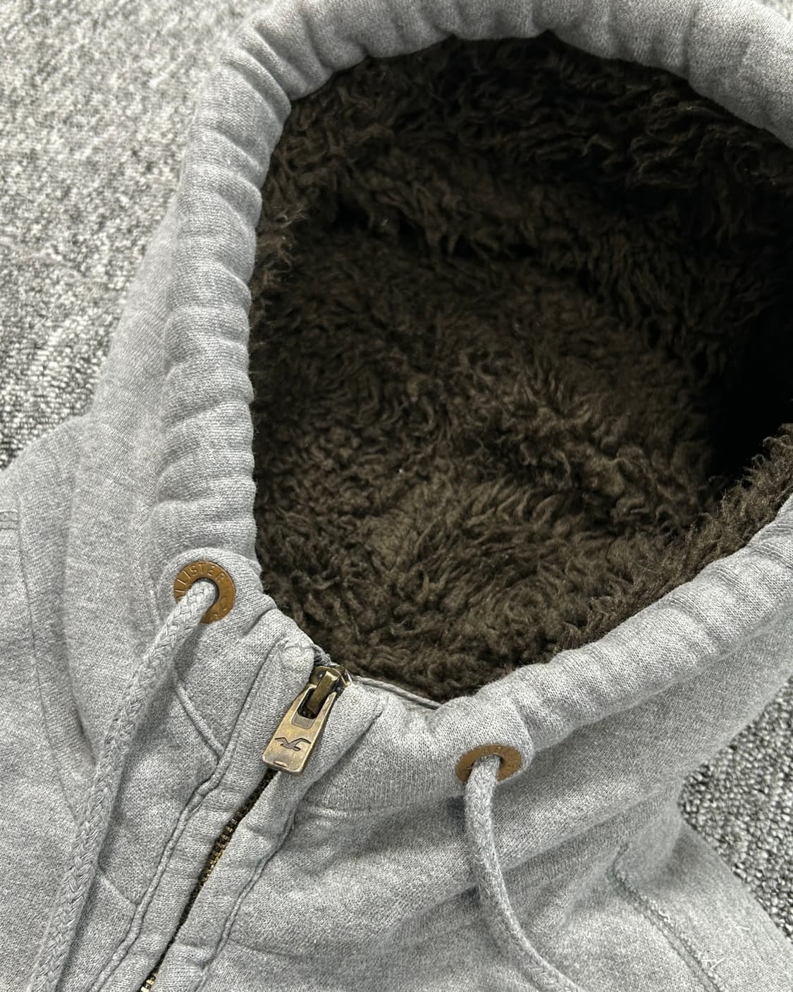 홀리스터 울프죠 쉐르파 후드집업 상품이미지6