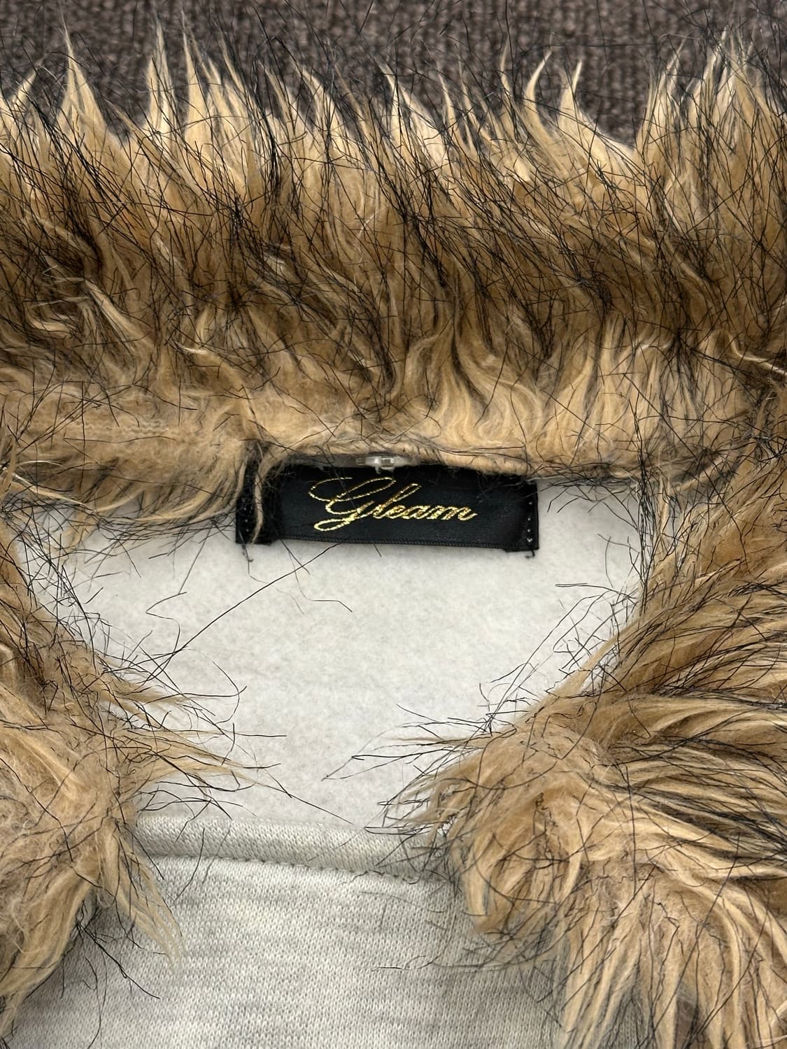 M)Japanese vintage 여성 퍼 가디건 상품이미지4