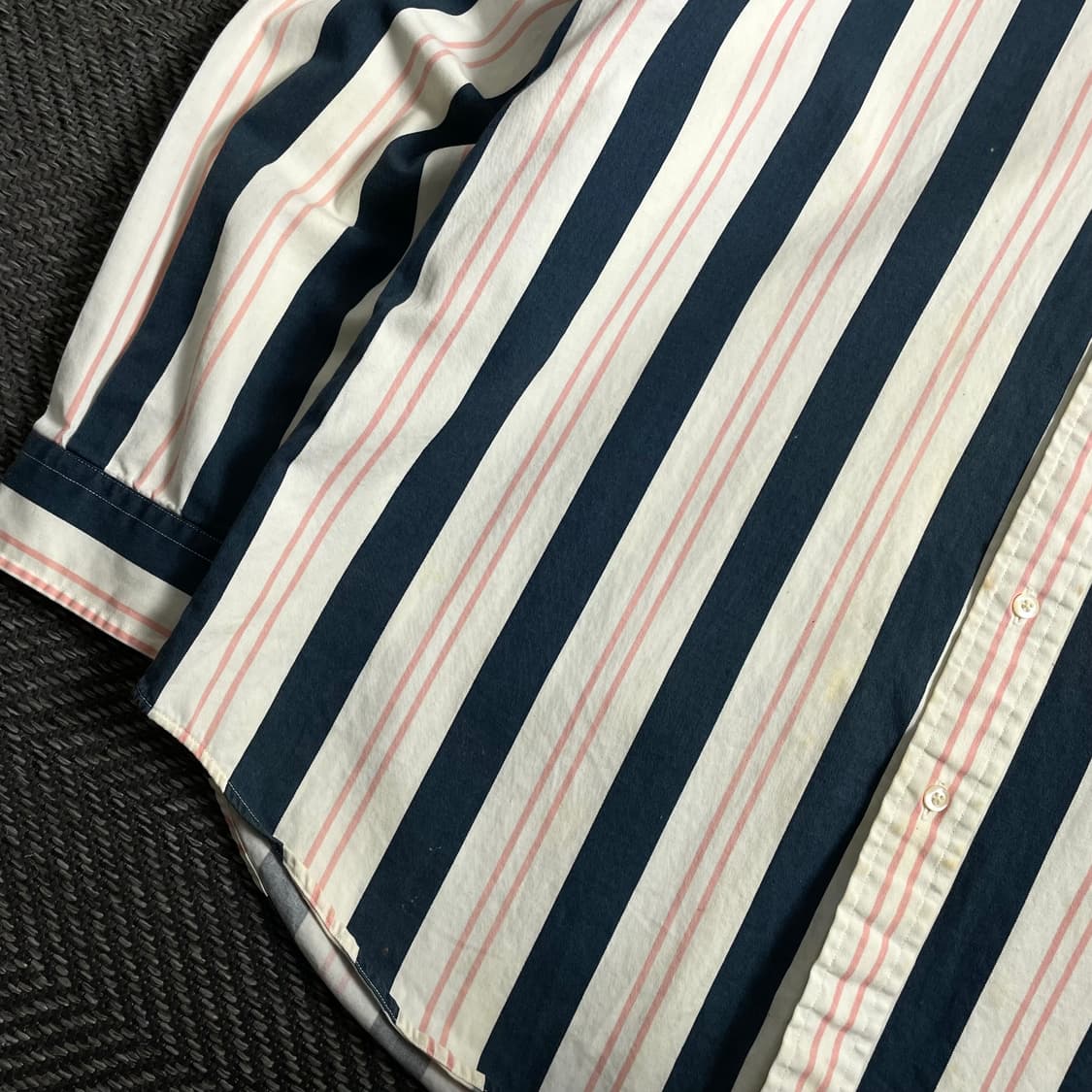 90s 타미힐피거 스트라이프 월계관 긴팔 셔츠y 4272 상품이미지6