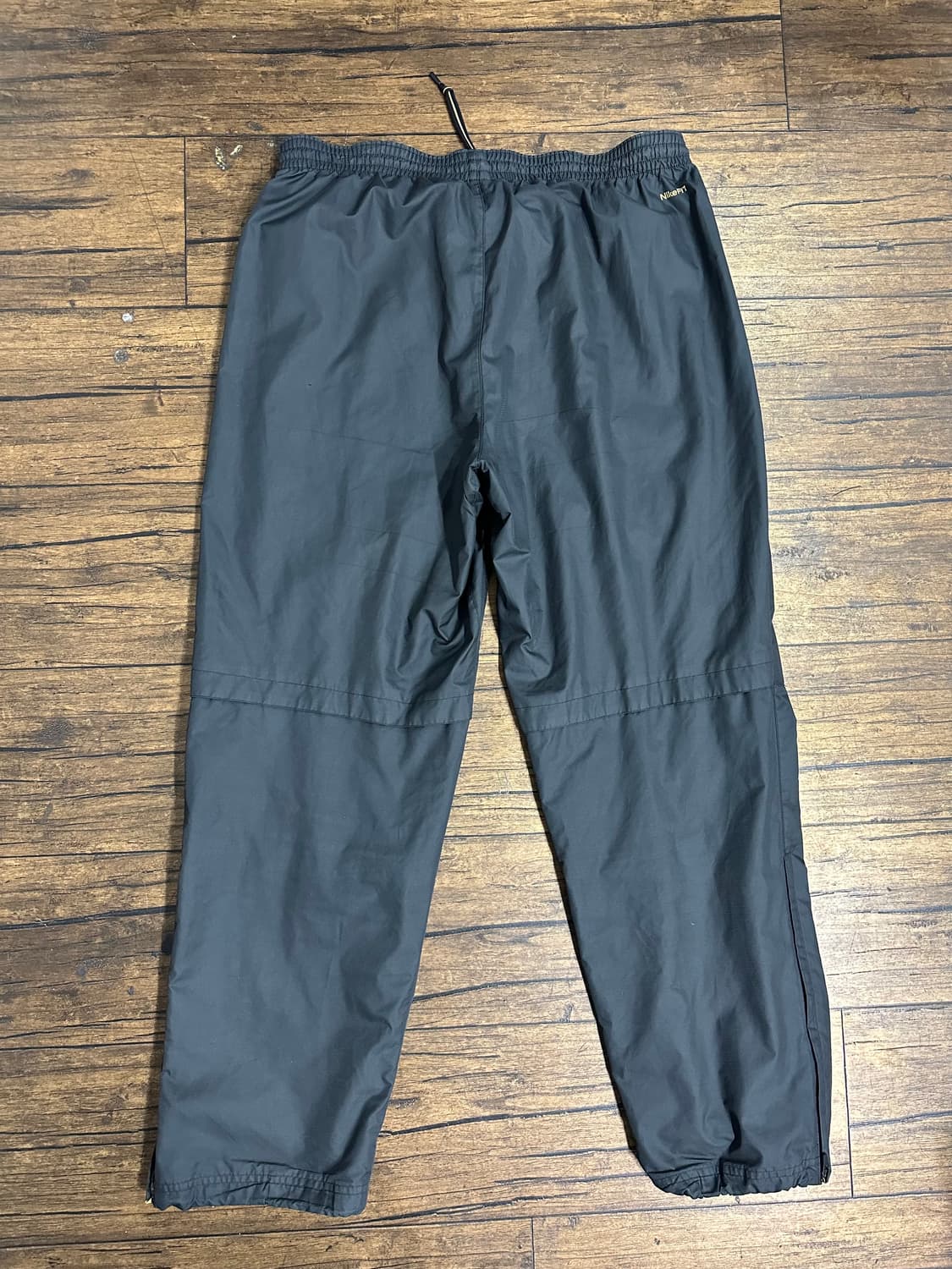 나이키 Nike Fit 트레이닝 팬츠 L 블랙 밴딩 조거 지퍼 32-34 상품이미지3