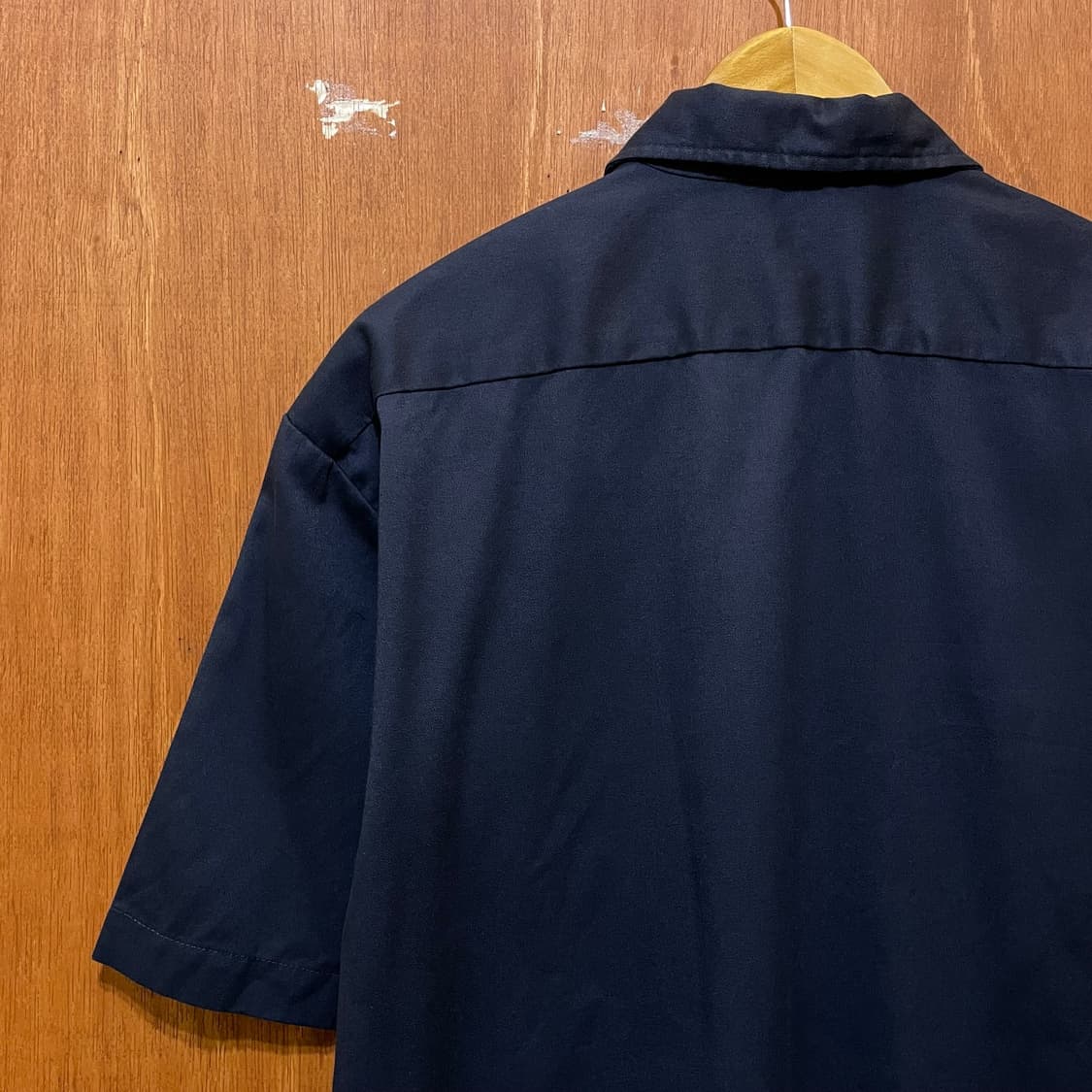 (L) Dickies 디키즈 반팔 워크 셔츠 네이비 상품이미지6