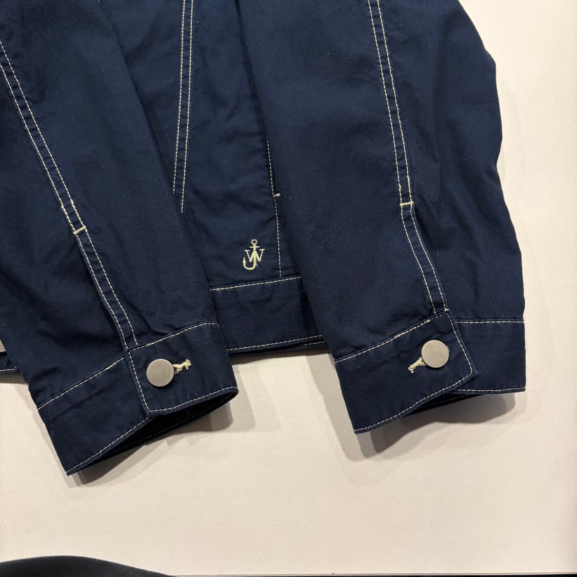 [2XL] 유니클로 JW앤더슨 네이비 트러커 코튼 자켓 D444 상품이미지5