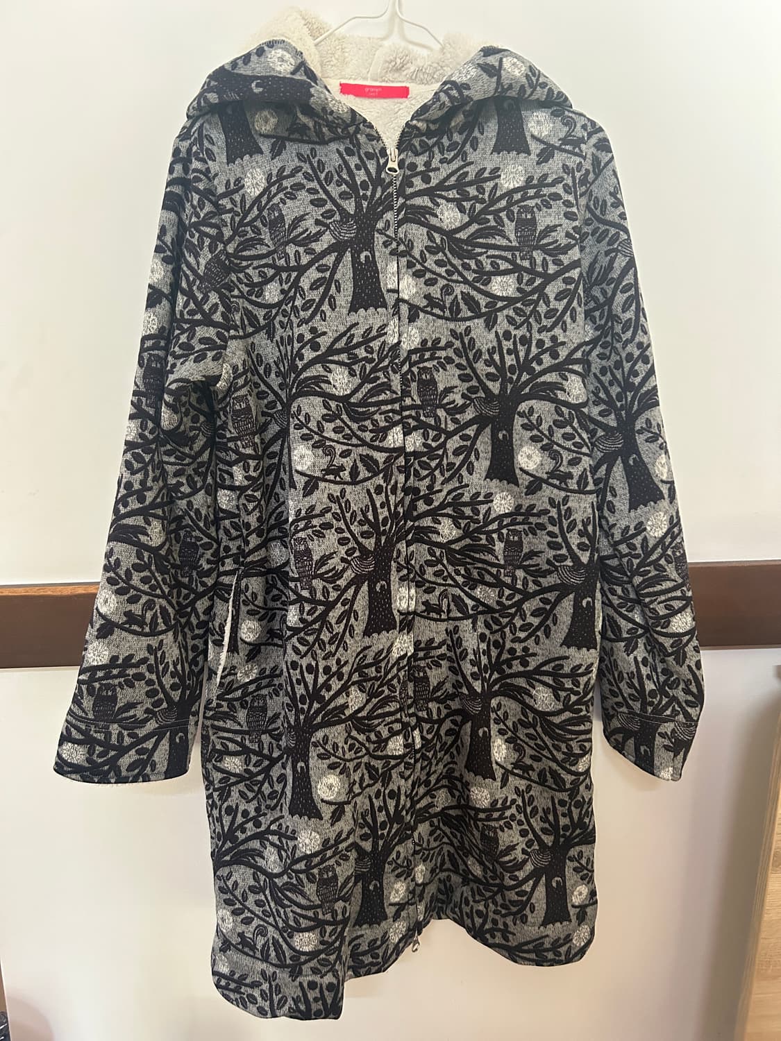 달과 올빼미 후드집업   상품이미지1