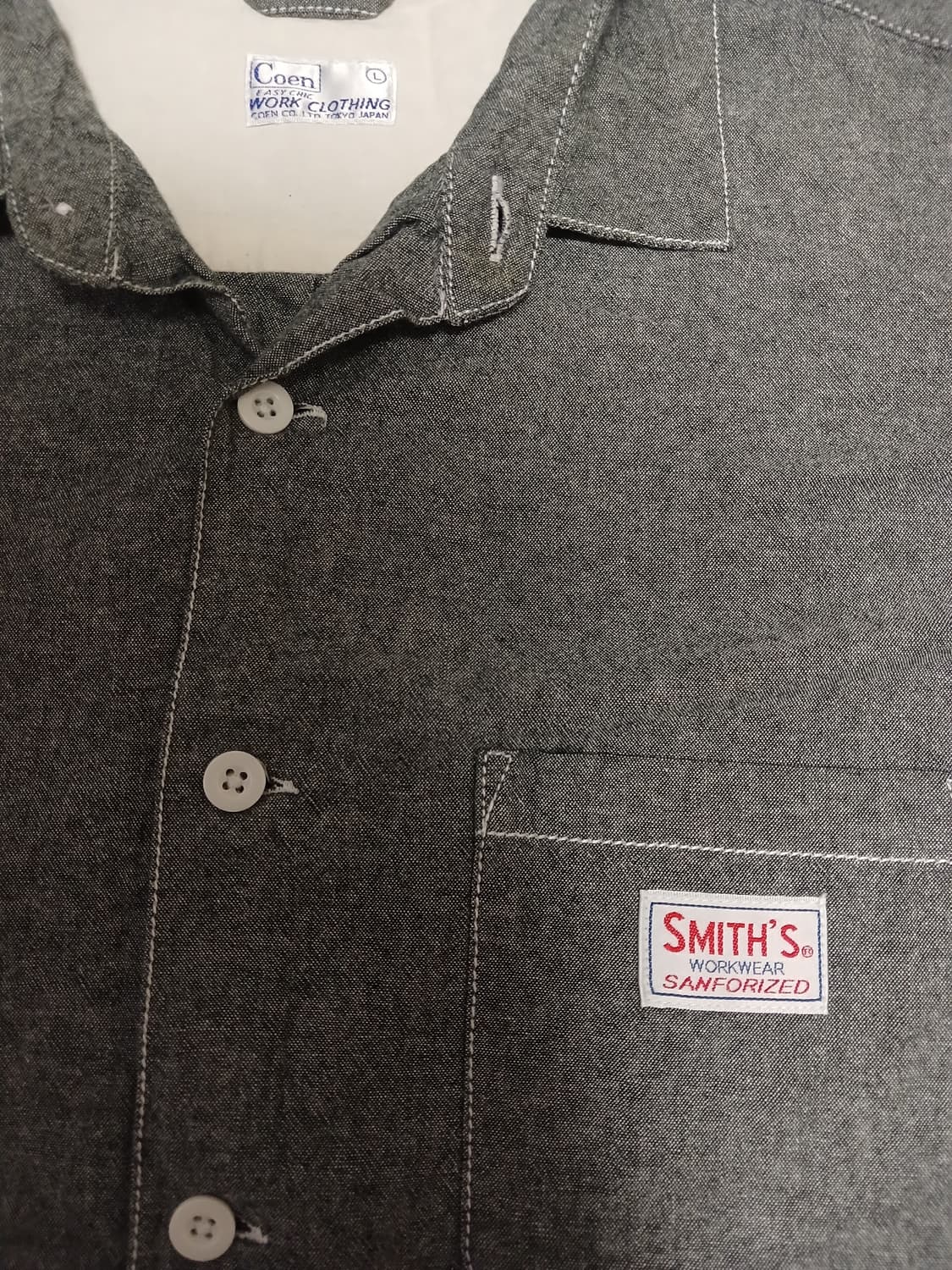 Coen work clothing 셔츠 자켓 상품이미지2