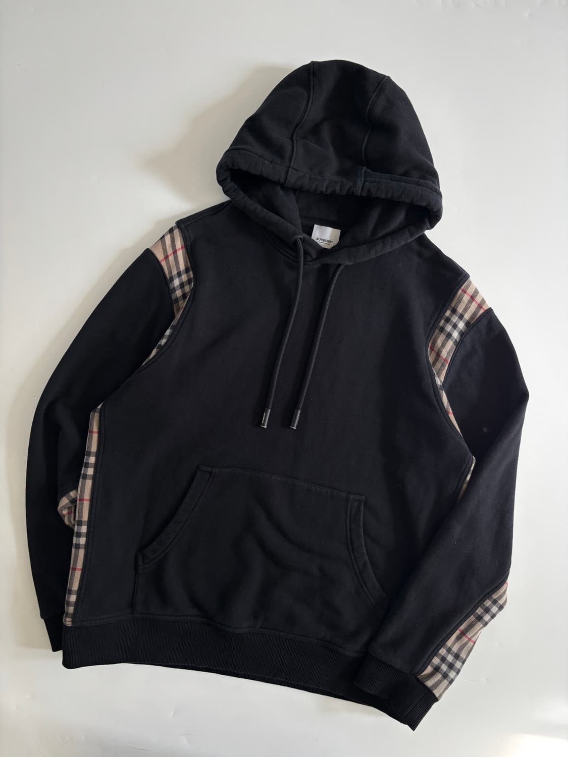 Burberry 버버리 블랙 체크 코튼 후디 상품이미지2