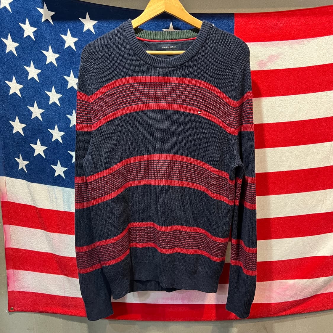 파미힐피거 스트라이프 니트 상품이미지1