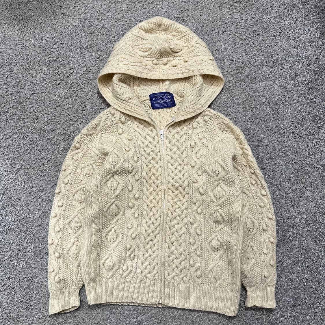 [우먼90-95] 핸드메이드 해비니트집업 상품이미지2