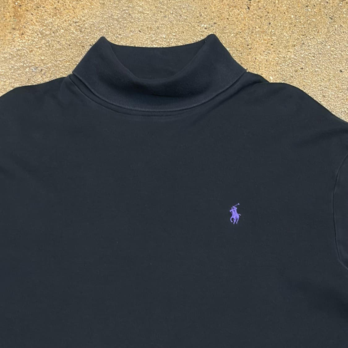 90s Made in USA 미국 빈티지 폴로랄프로렌 터틀넥 폴라티 상품이미지3