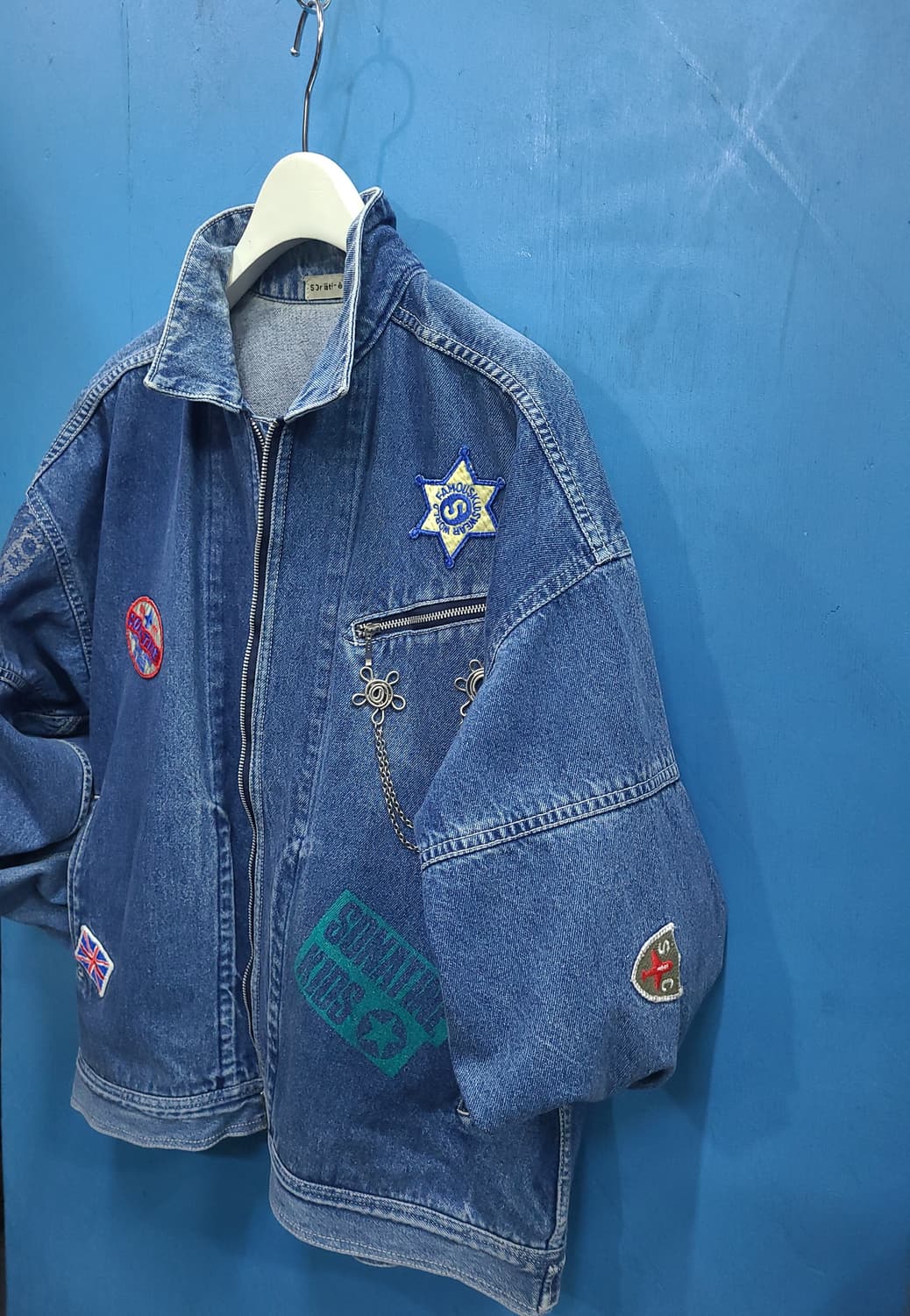 일본빈티지 올드스쿨 데님자켓 상품이미지1