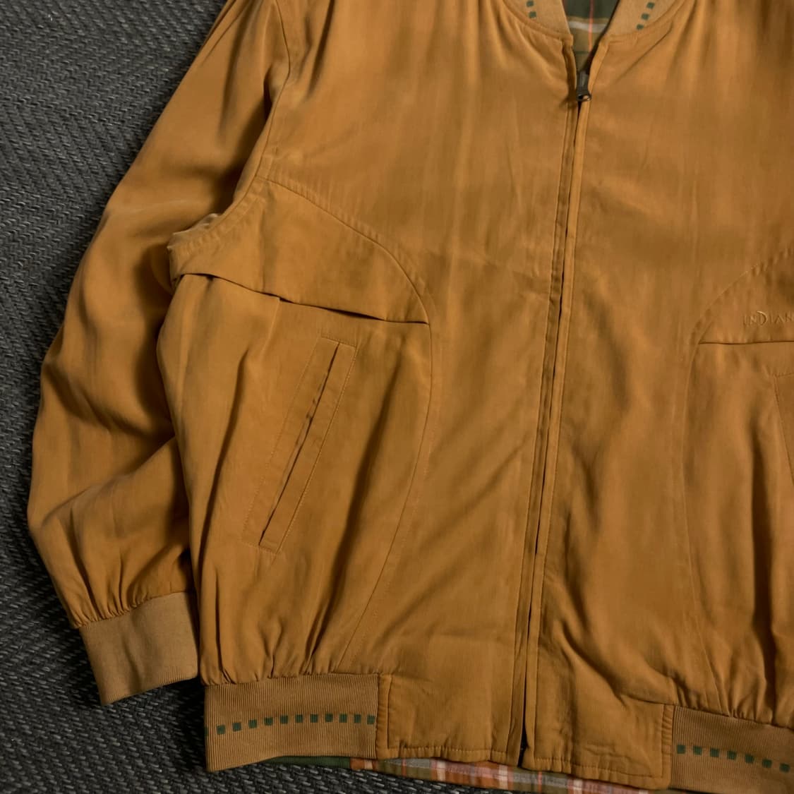90s INDIAN 아카이브 블루종 봄버 자켓 y 4422 상품이미지4