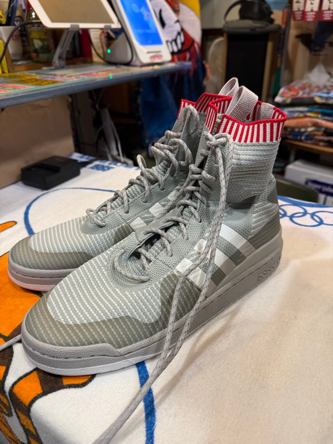 아디다스 니트 하이탑 포럼 원터팩 (275) 상품이미지2