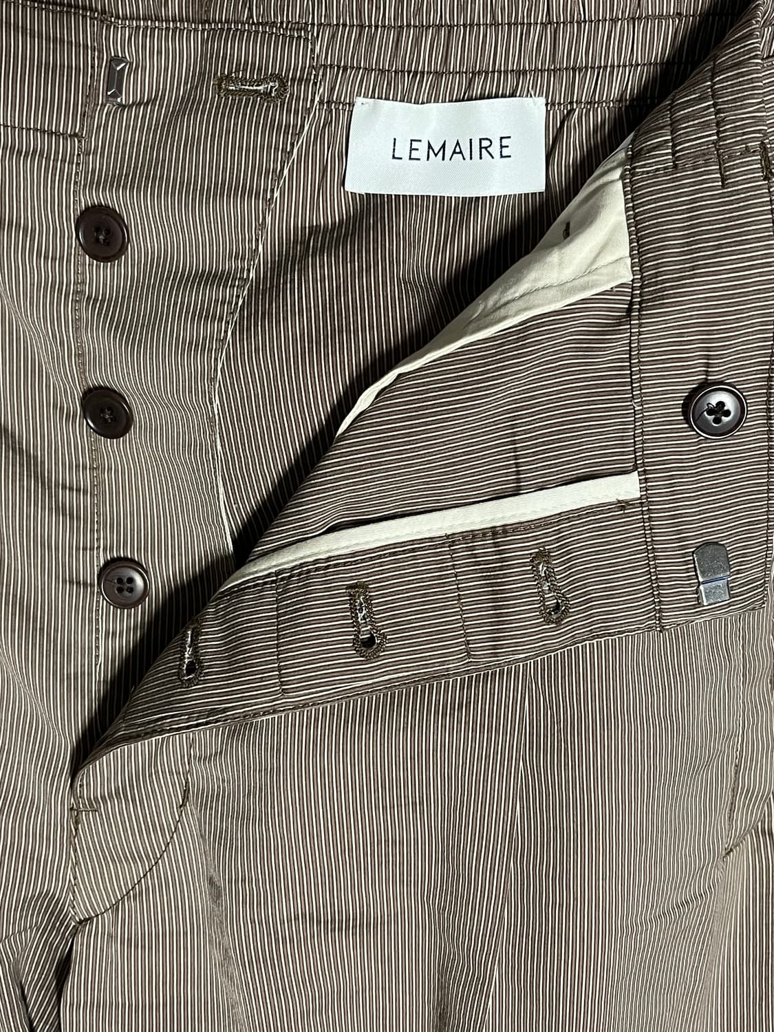 LEMAIRE 벨티드 이지 팬츠 46 상품이미지4