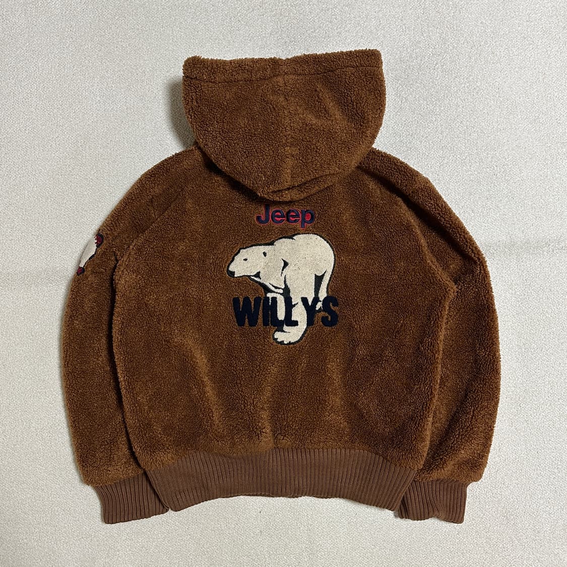 지프 뽀글이 후드집업 상품이미지3