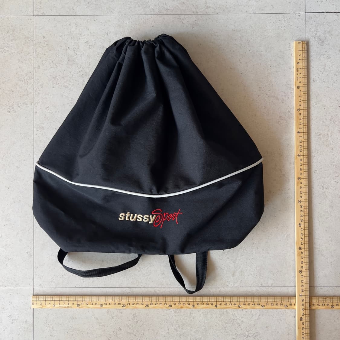 빈티지 90s Stussy Sport 드로우스트링백 상품이미지9
