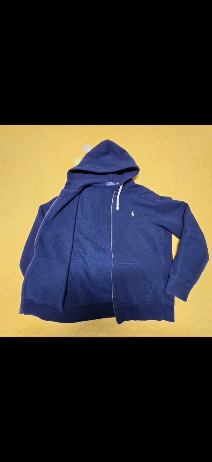 폴로랄프로렌 네이비후드집업L(기모) 상품이미지3