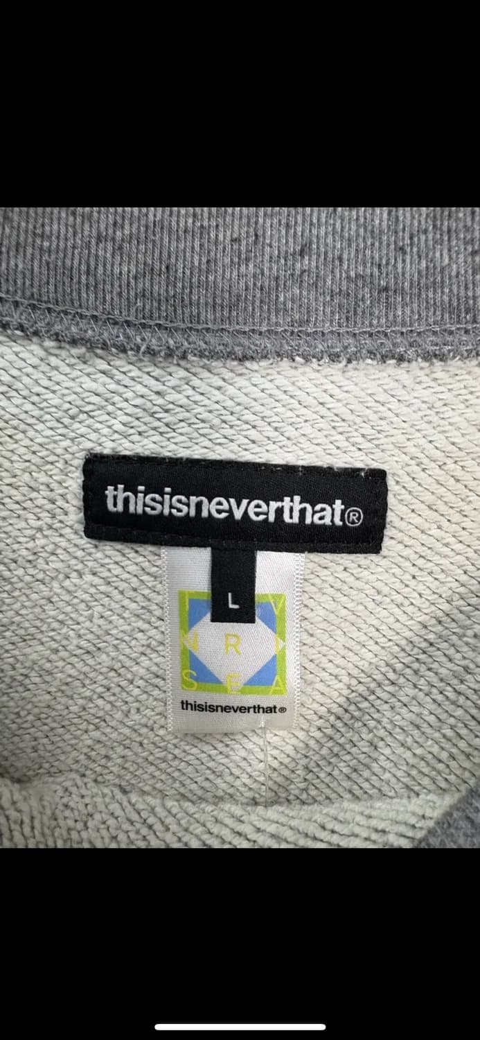 디스이즈네버댓 아치로고 크루넥 헤더그레이 스웻셔츠 H1956 상품이미지6