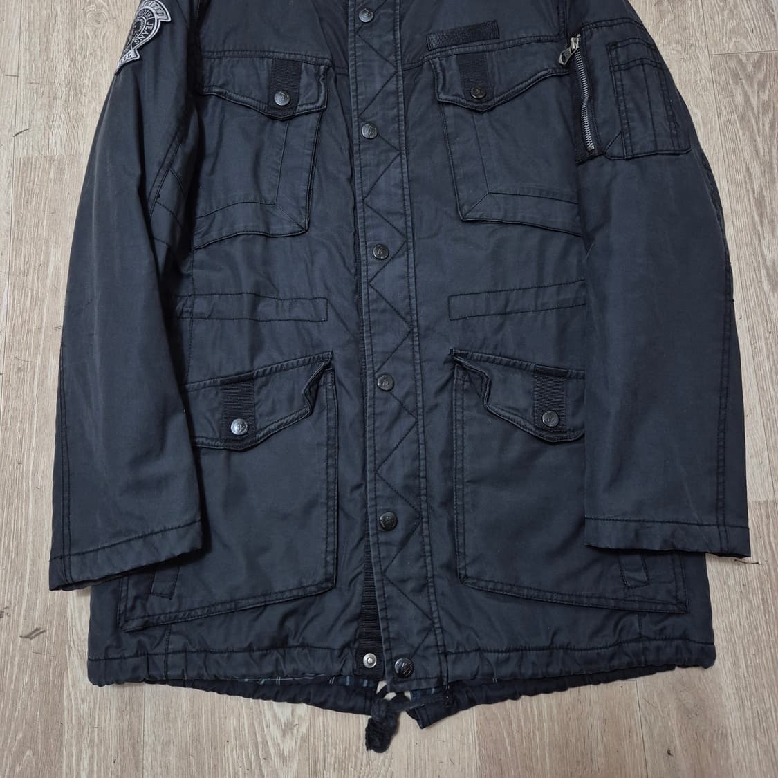 EVISU 에비수 사이드와펜 밀리터리 필드자켓 M(95) 상품이미지3