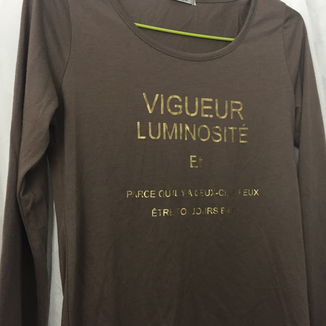 Glacier 고스펑크 갸루 브라운 롱슬리브 상품이미지3