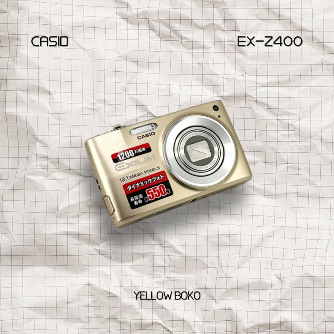 [수채감성] CASIO 카시오 엑슬림 EX-Z400 레트로 디지털 카메라 상품이미지1