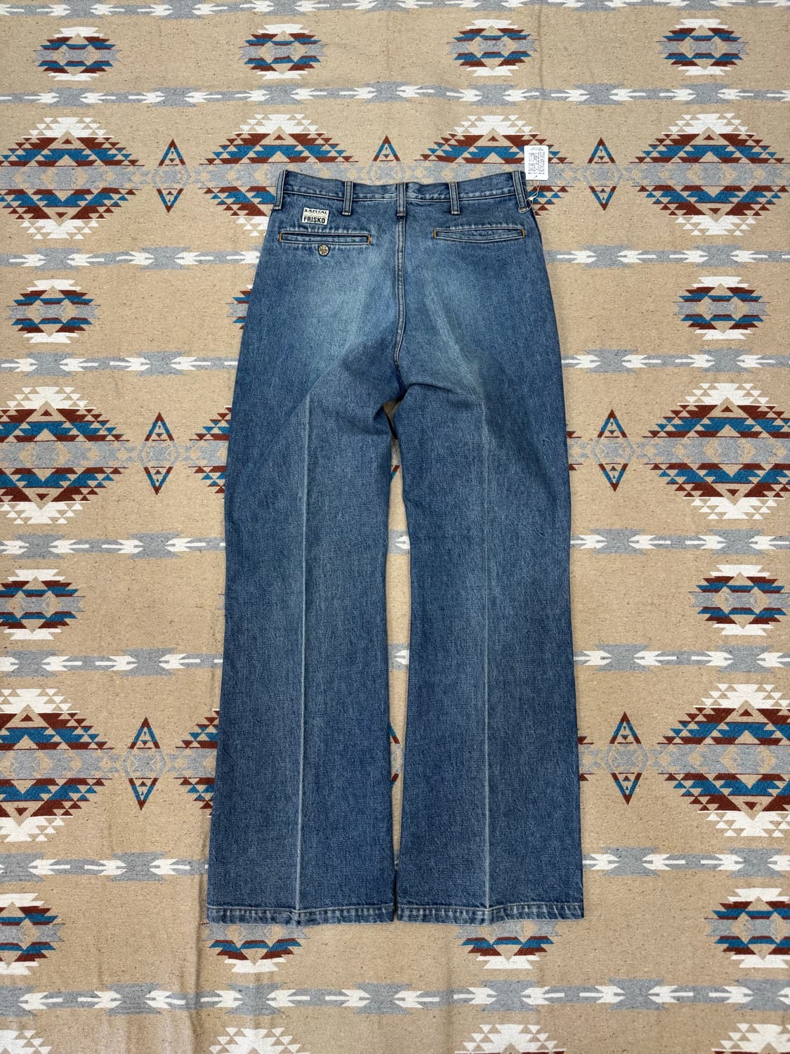 [32] 캐피탈 14 온즈 데님 5P 프리스코 센터 플리츠 프로세싱 상품이미지4