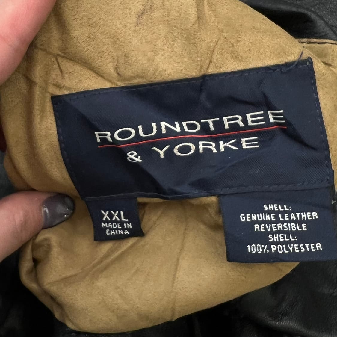 라운드트리앤요크 리버시블 레더 자켓 r2880 상품이미지9