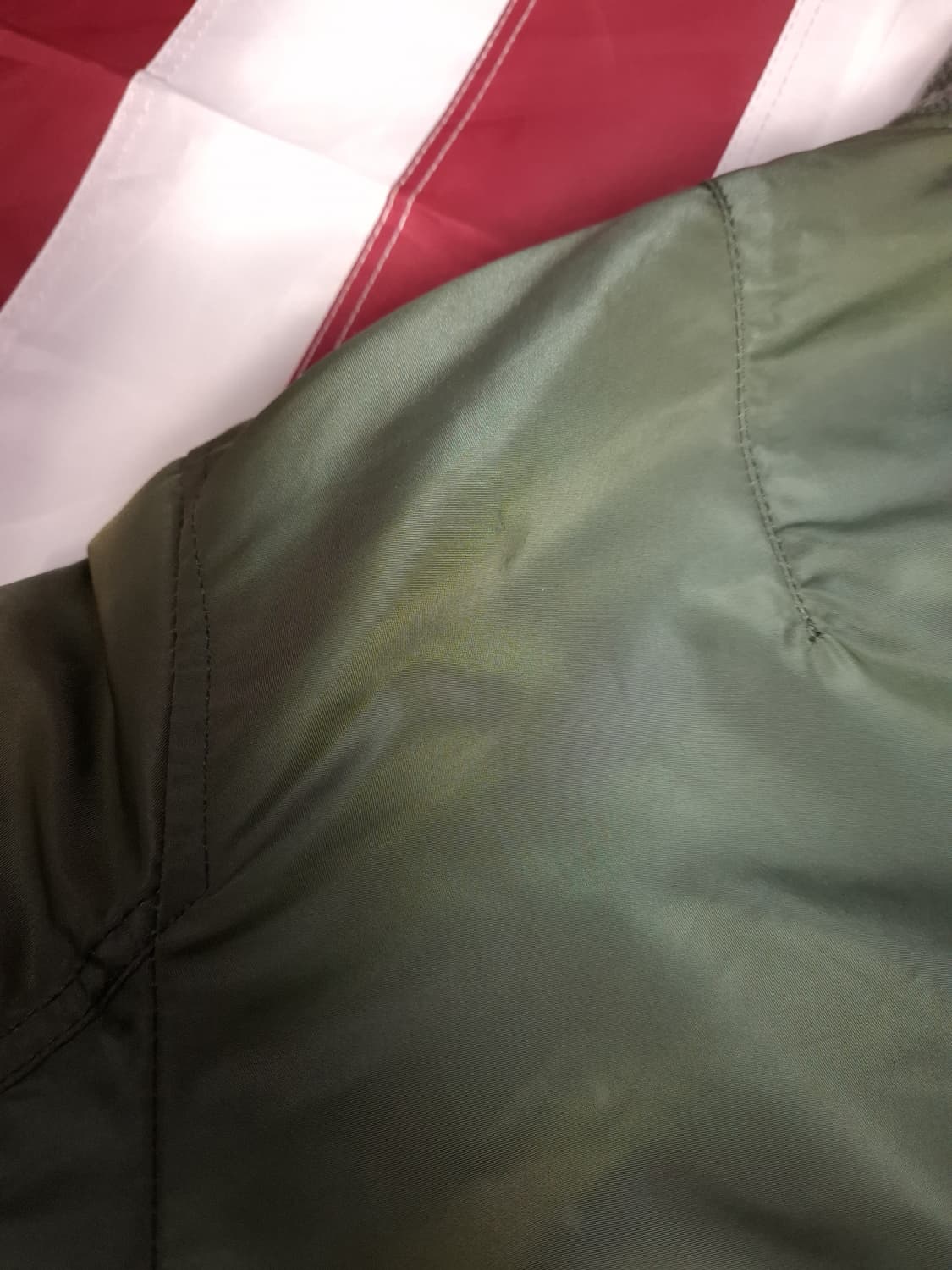 오리지날 미국제조 알파사 미공군 민수용 MA-1 항공자켓 상품이미지8