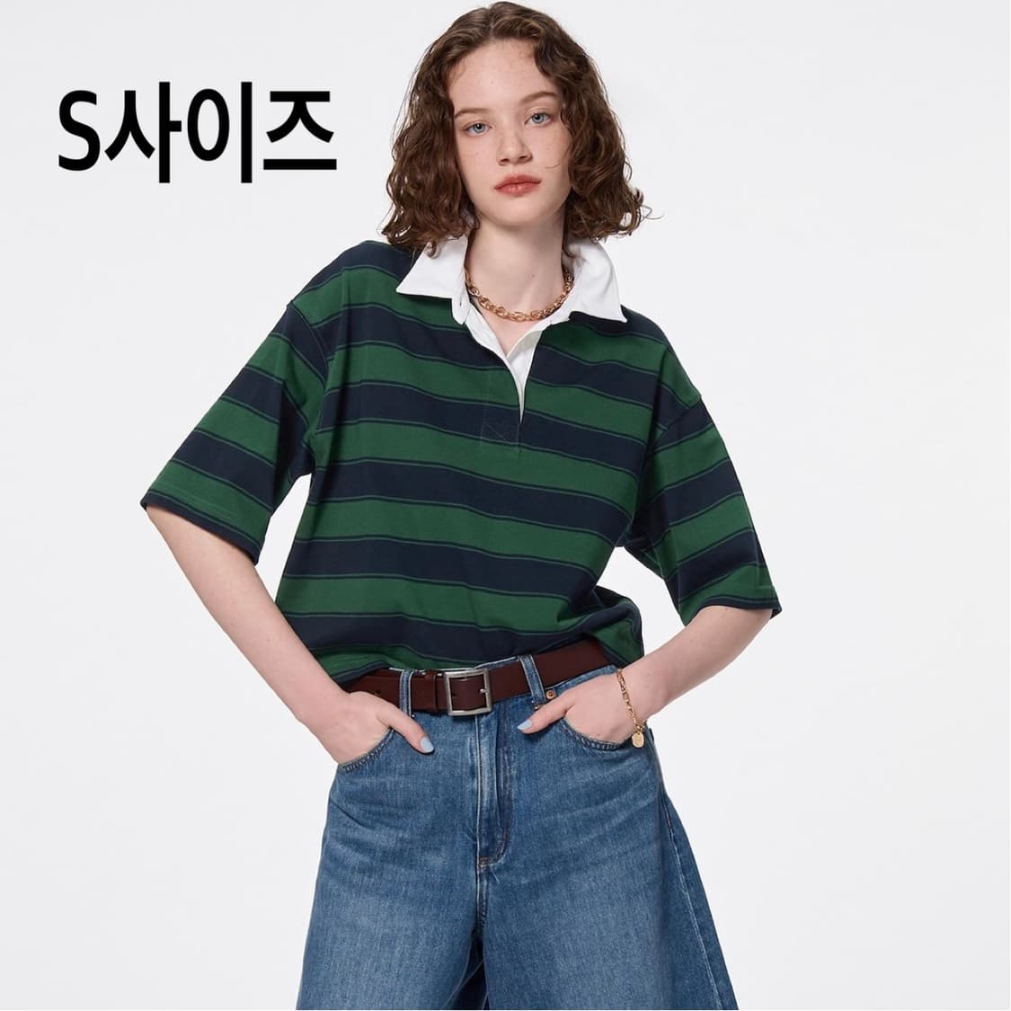 GU 유니클로 크롭티 보더 판발티 여름 8벌 일괄 상품이미지2