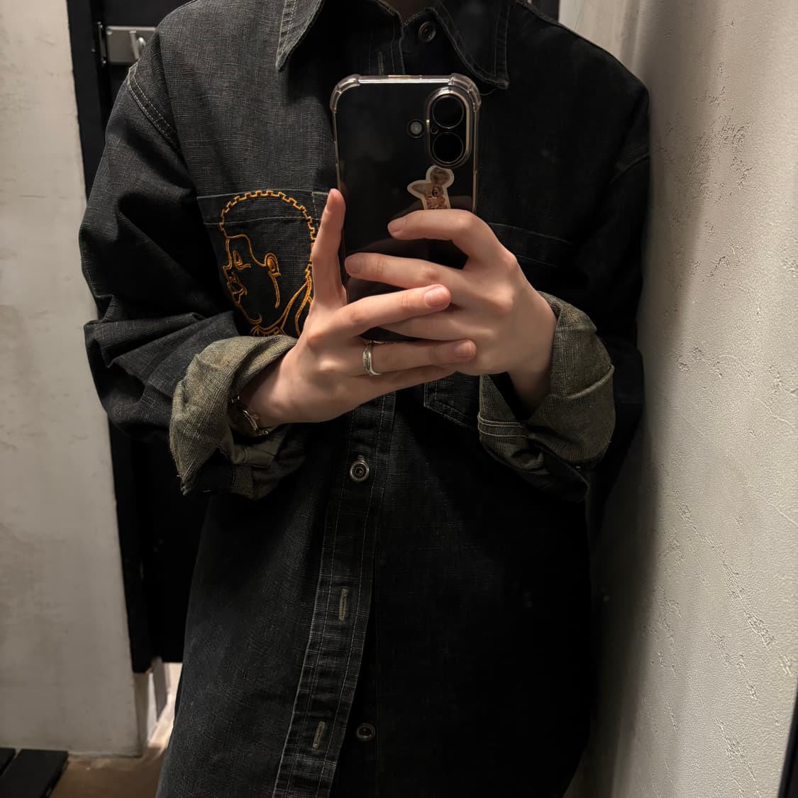 플래티넘 푸부 데님 자켓 상품이미지2