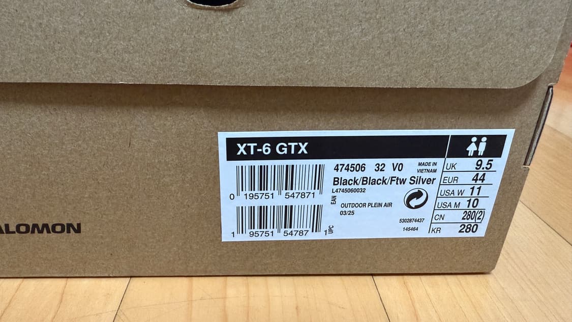 살로몬 xt-6 gtx 280 상품이미지10