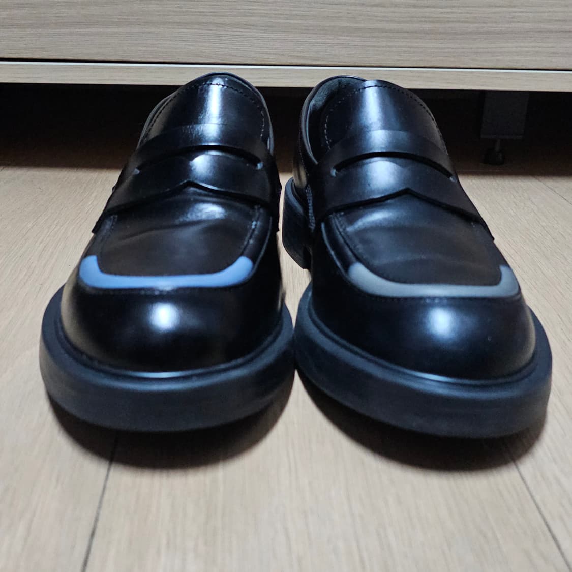 캠퍼 트윈스 블랙 가죽 남성 페니로퍼 260-265 상품이미지5