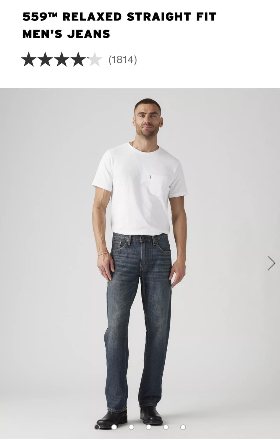 리바이스 559(32/32) + 리바이스 로고티셔츠 (L) 상품이미지1