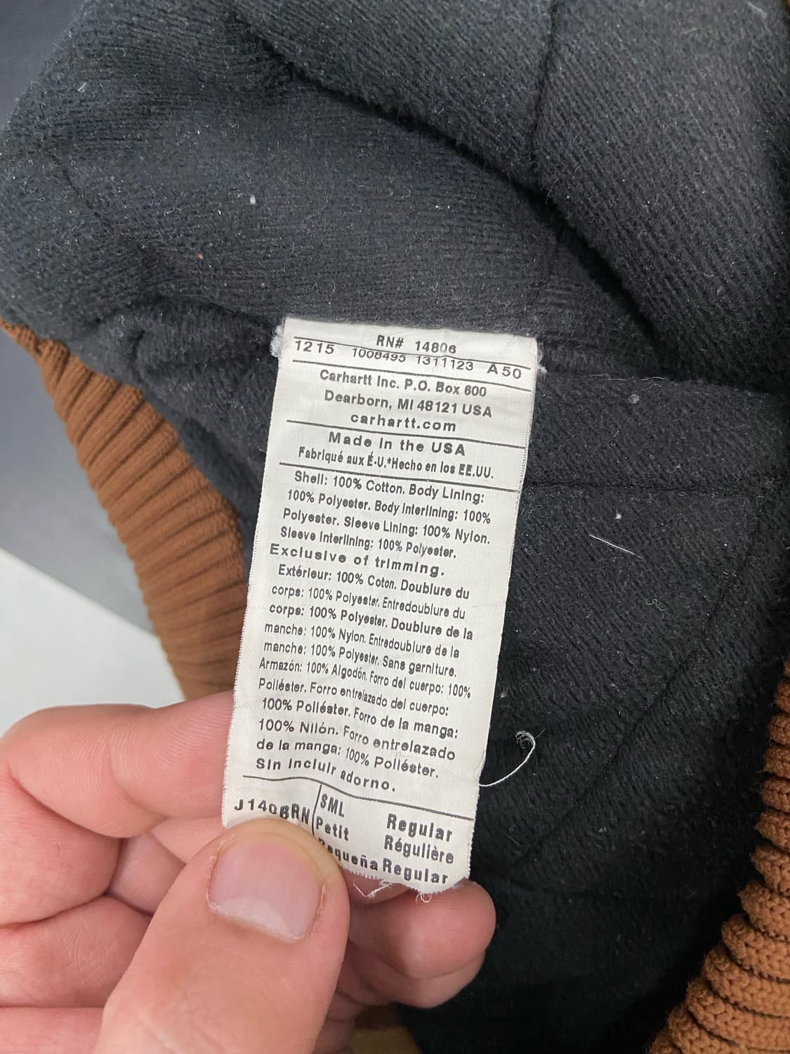 칼하트 베이지 덕 액티브 자켓 상품이미지7