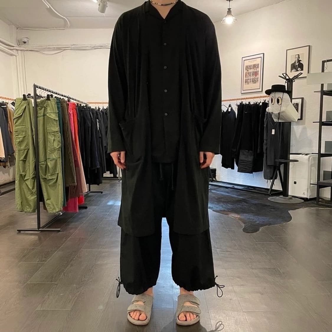 요지야마모토 롱 가디건 상품이미지4