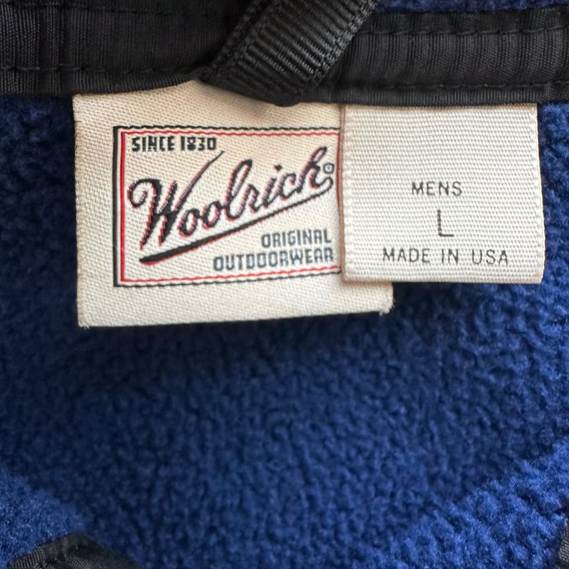 울리치 폴라텍 플리스 로얄블루 made in usa 상품이미지5