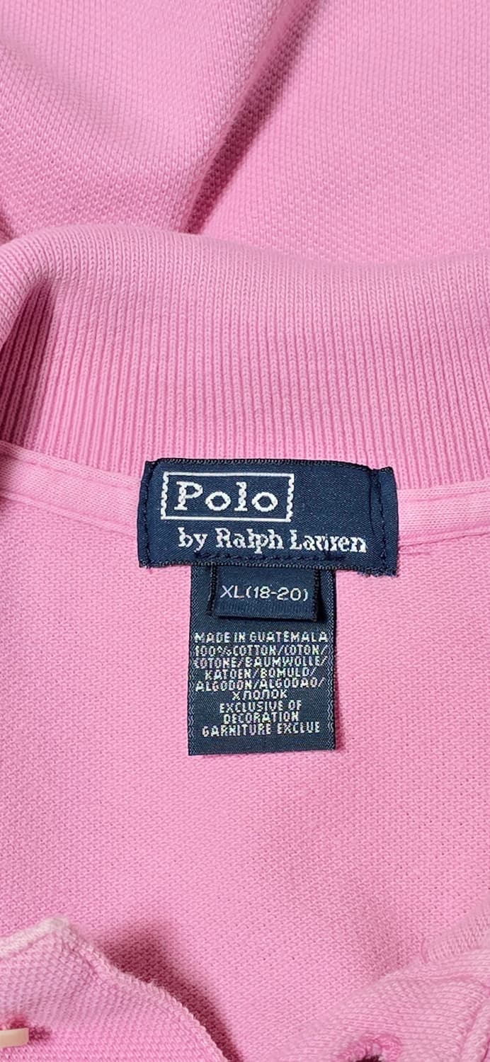 폴로 랄프로렌 빅포니 핑크 카라티 66/77 상품이미지3