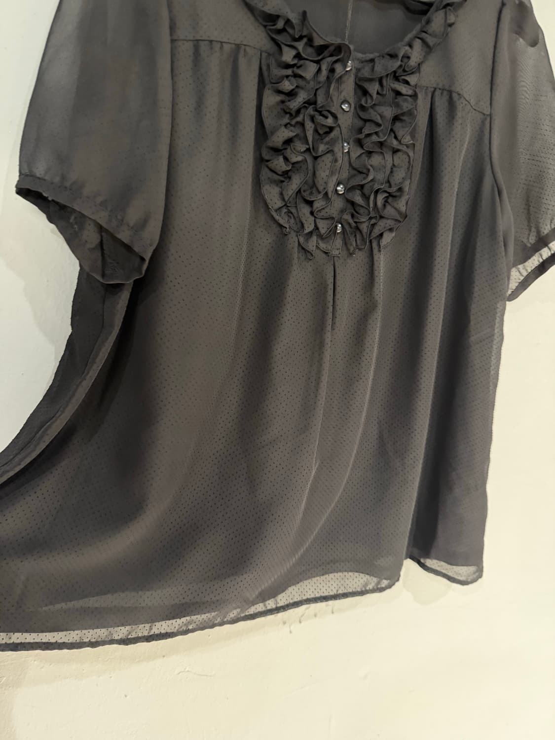 frill detail dot pattern blouse 상품이미지8