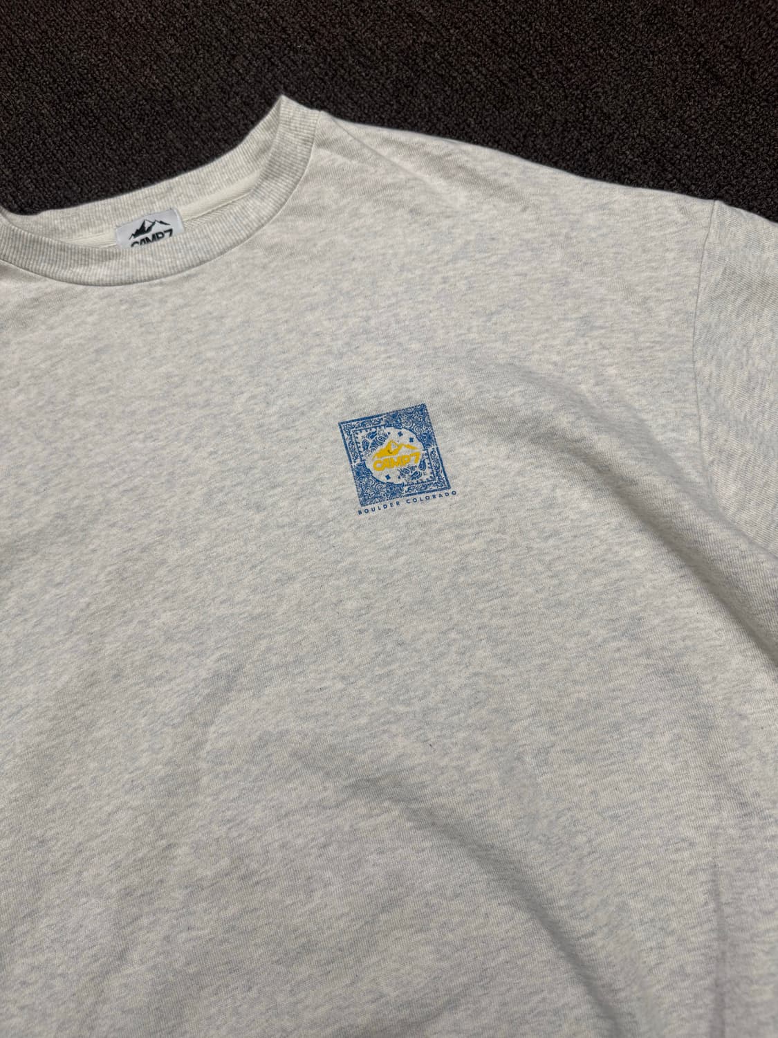 M)Camp7 빈티지 프린팅 스웻셔츠 상품이미지2