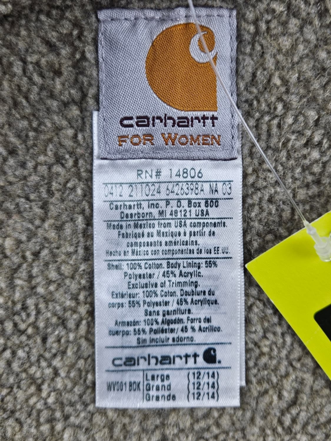 칼하트 WV001 덕 캔버스 워크 베스트 ( L ) / 11188 상품이미지9