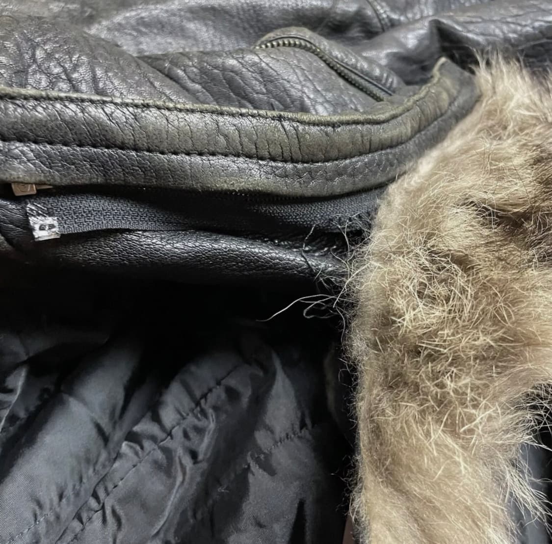 소가죽 무스탕 롱코트 / 2xl 3xl 110 115 상품이미지9