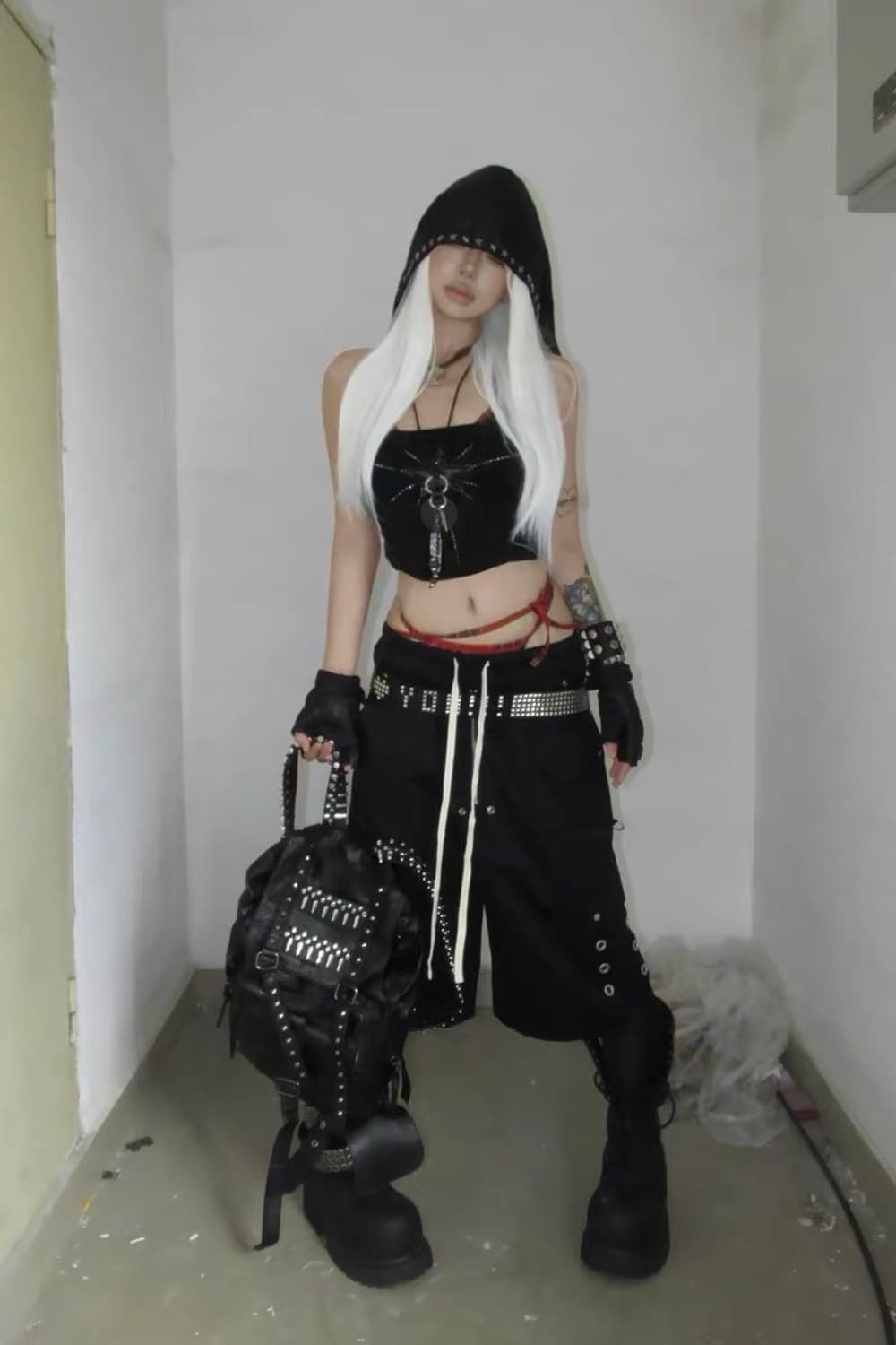 Opium Bullet Leather Backpack 상품이미지10