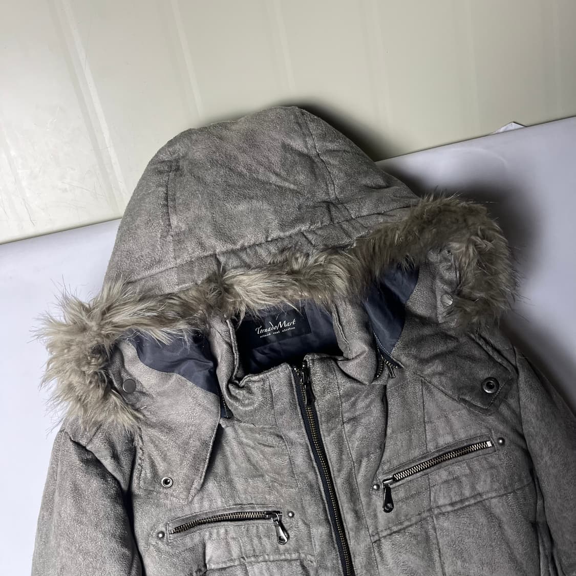 [Tornado Mart] 토네이도마트 스웨이드 다운 패딩 상품이미지3