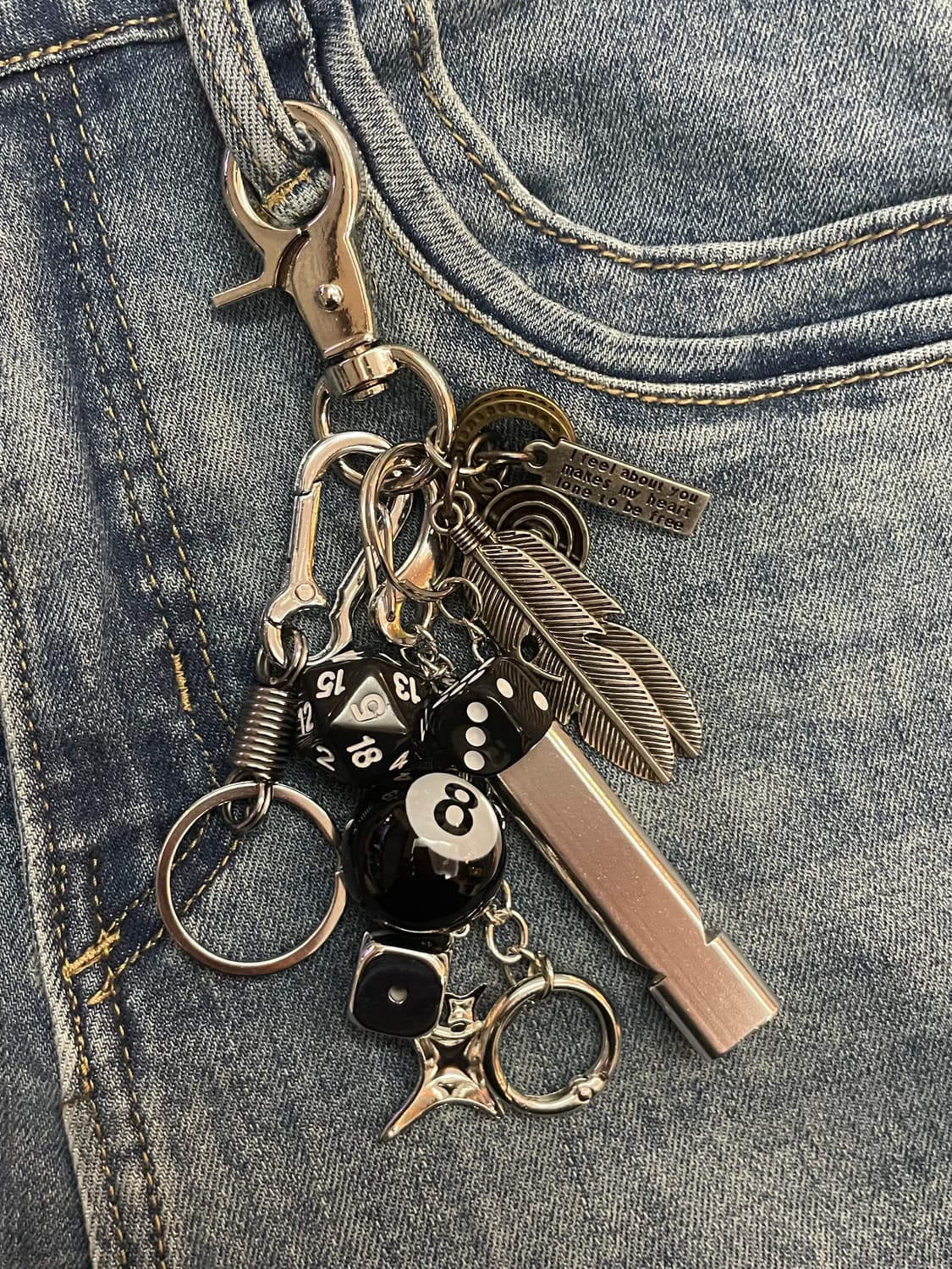 실버 레이어 참 키링 상품이미지4