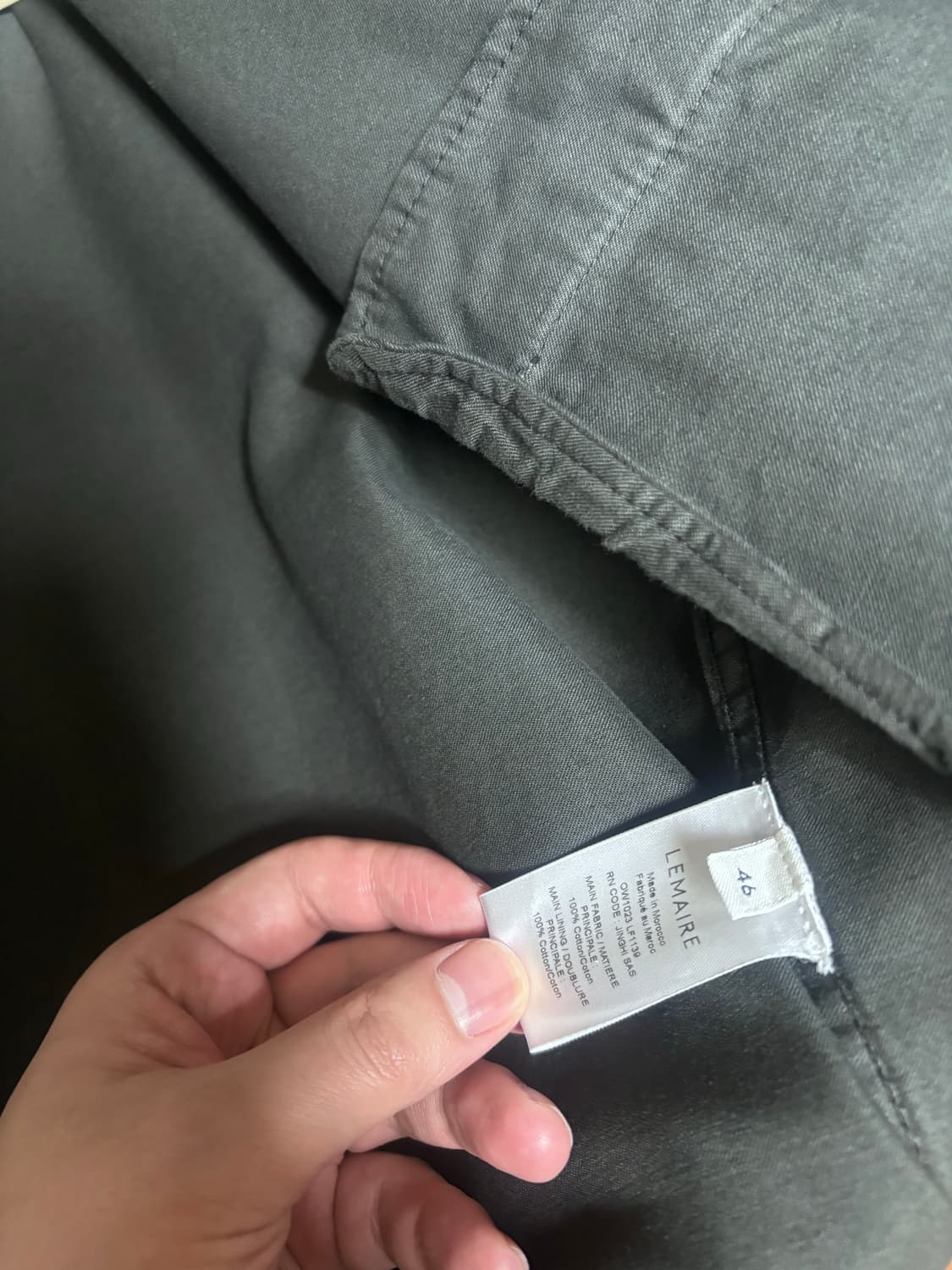 르메르 23fw 미드나잇 그린 워크웨어 자켓 상품이미지3