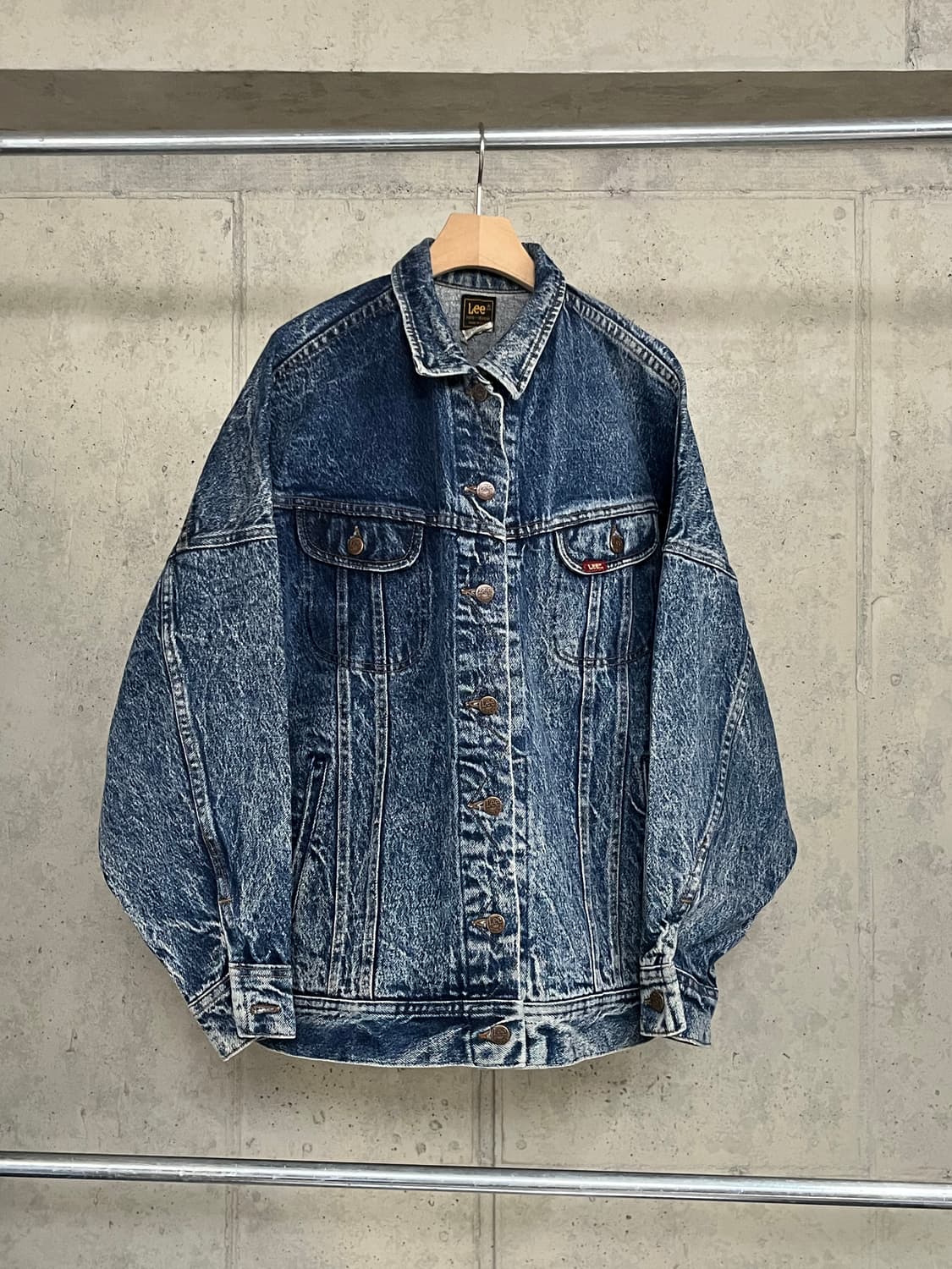 80s Lee RIDER DENIM TRUCKER JACKET 상품이미지1