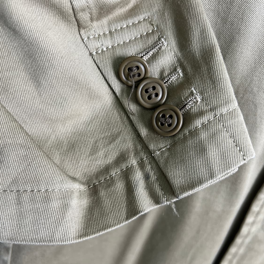 꼼데가르송 꼼꼼 워싱 코튼 트윌 워크 코트 XS 상품이미지8